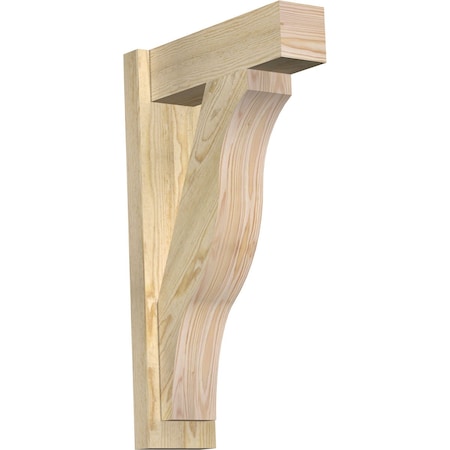 Ekena Millwork Funston Block Rough Sawn Outlooker, Douglas Fir, 6"W x 18"D x 30"H OUT06X18X30FST05RDF